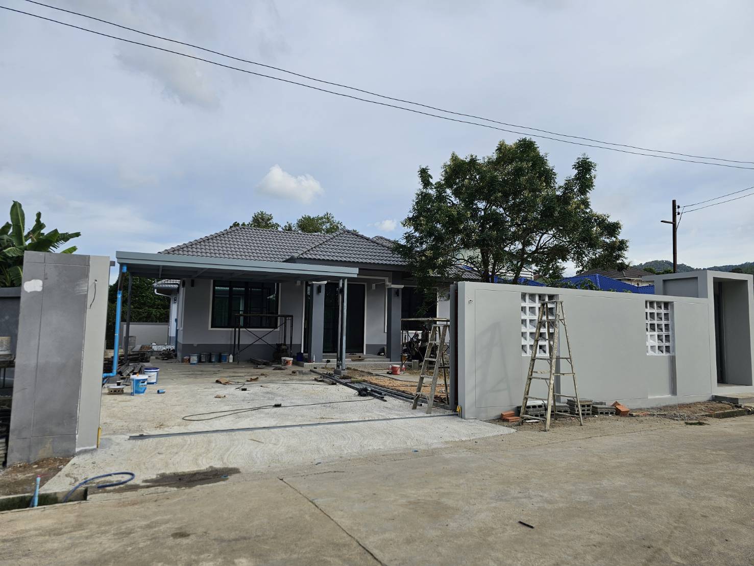 For Rent : Thalang, Newly Pool Villa near Robinson Thalang, 3 bedrooms 2 bathrooms