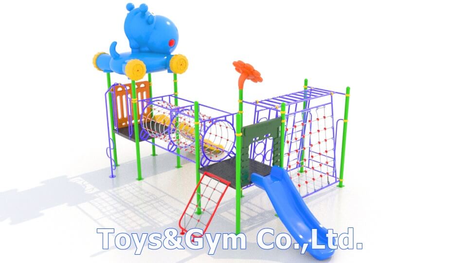 เครื่องเล่นสนามกลางแจ้ง Hipopo's Funny Home