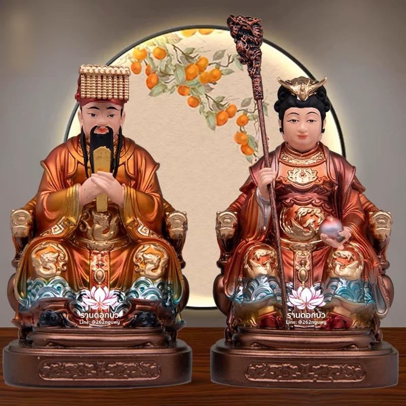 องค์พระขนาดเล็ก สำหรับบูชาหรือวางหน้ารถ งานเรซิ่น ขนาด 4 นิ้ว เช่าบูชา Line: @262nguwy