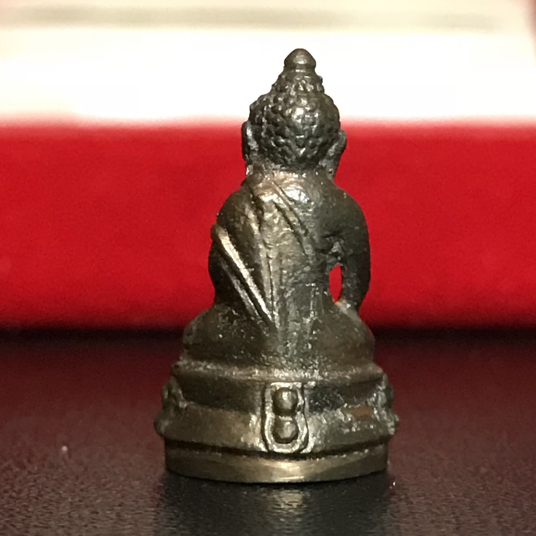 พระกริ่ง-พระชัยวัฒน์ ปวเรศ ปี2530 วัดบวรนิเวศราชวรวิหาร(ในหลวง ร.9 เสด็จเททอง)(บรรจุเส้นเกศาในหลวงรัชกาลที่9)