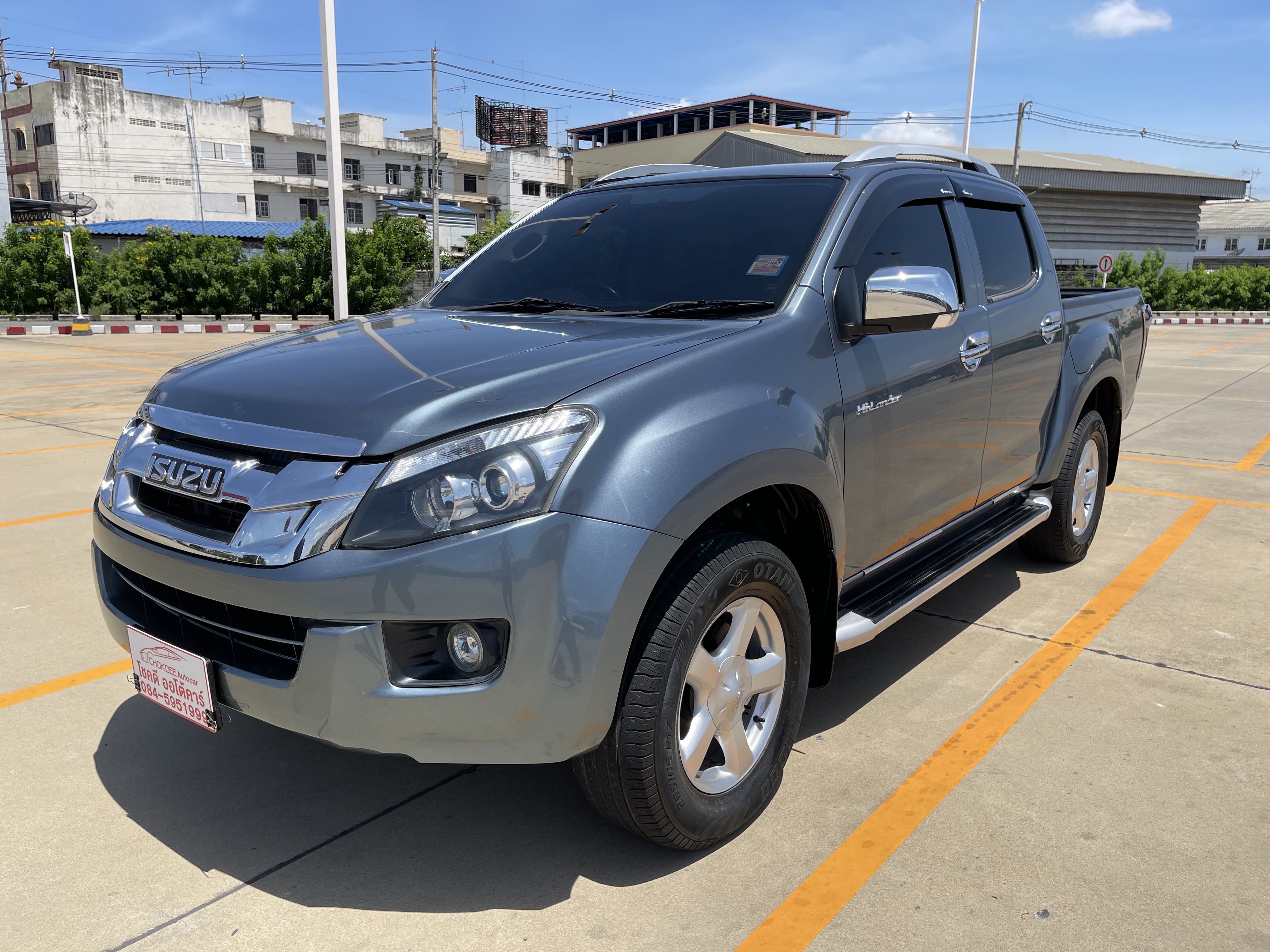Isuzu Dmax All New 4ประตู Hi-Lander 2.5 Vgs Z Prestige Navi At 2014 เทา