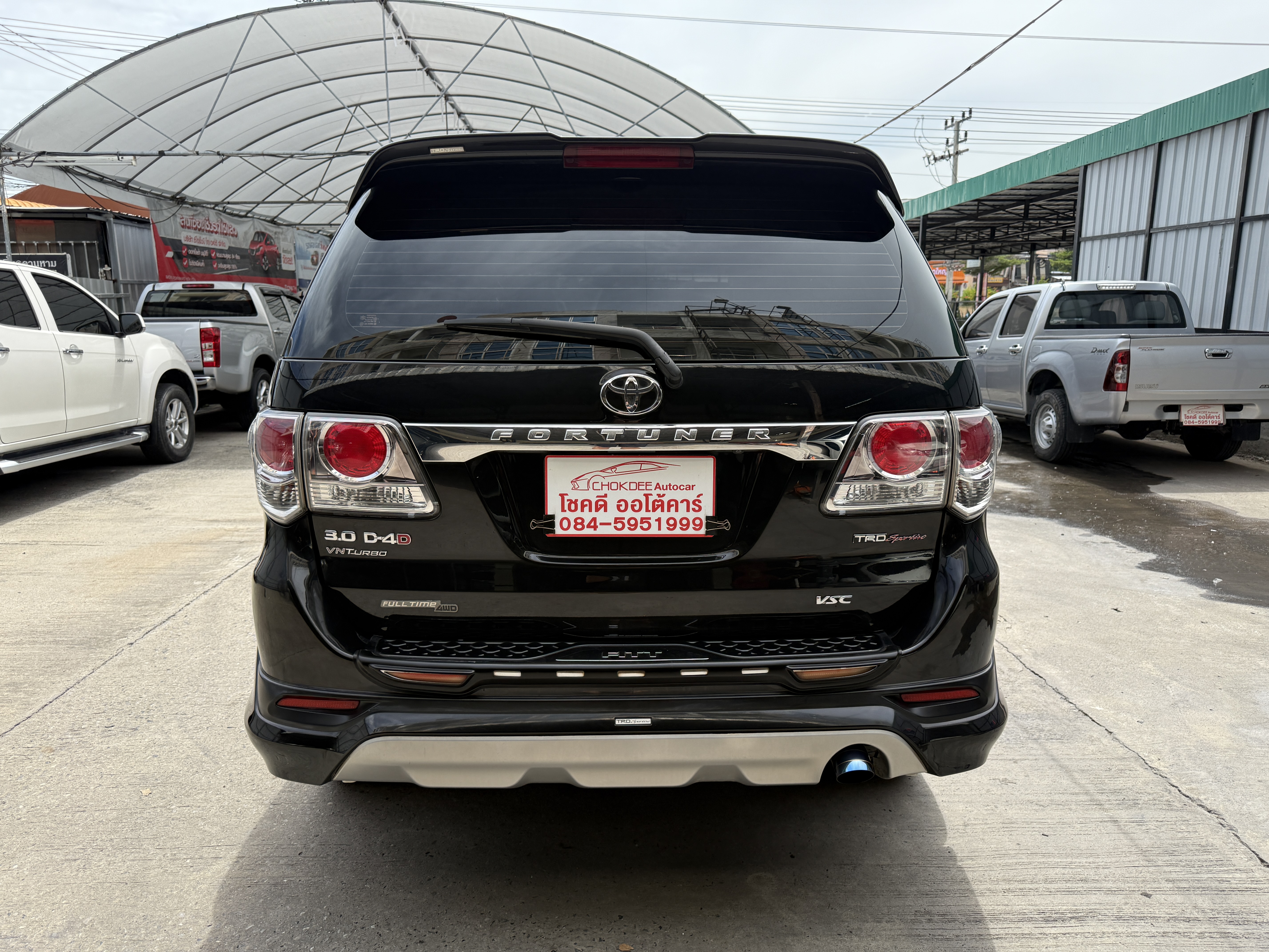 Toyota Fortuner Champ 3.0 V 4WD TRD Sportivo At 2012 ดำ