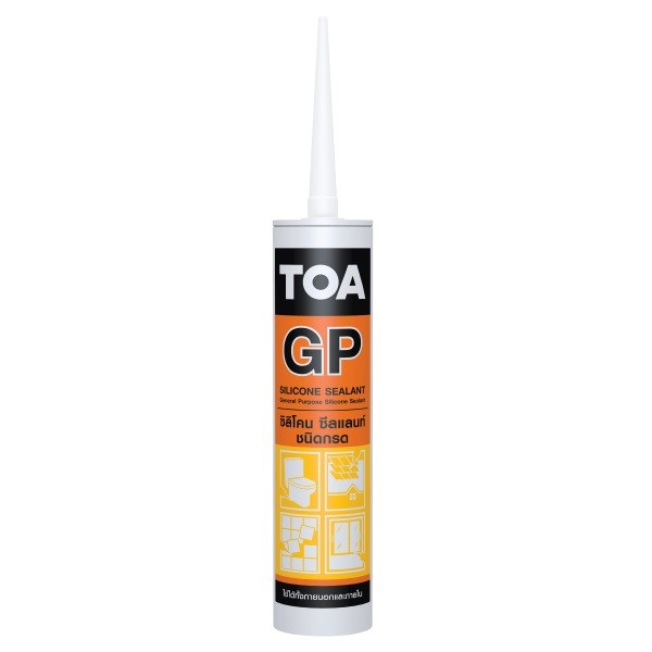 ซิลิโคน TOA มีสี ดำ ขาว ใส