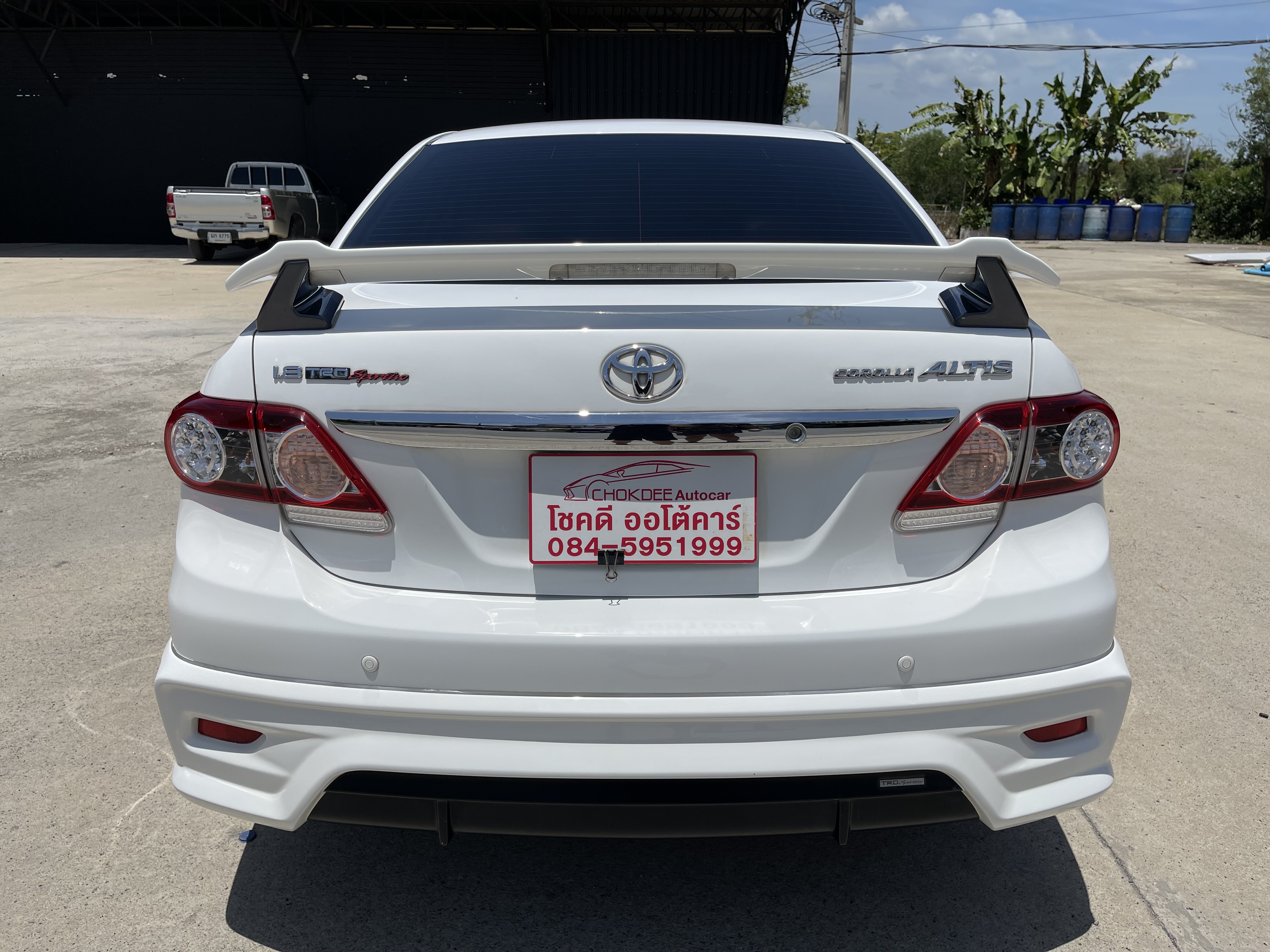 Toyota Altis 1.8 TRD Sportivo Dvd At 2013 ขาว