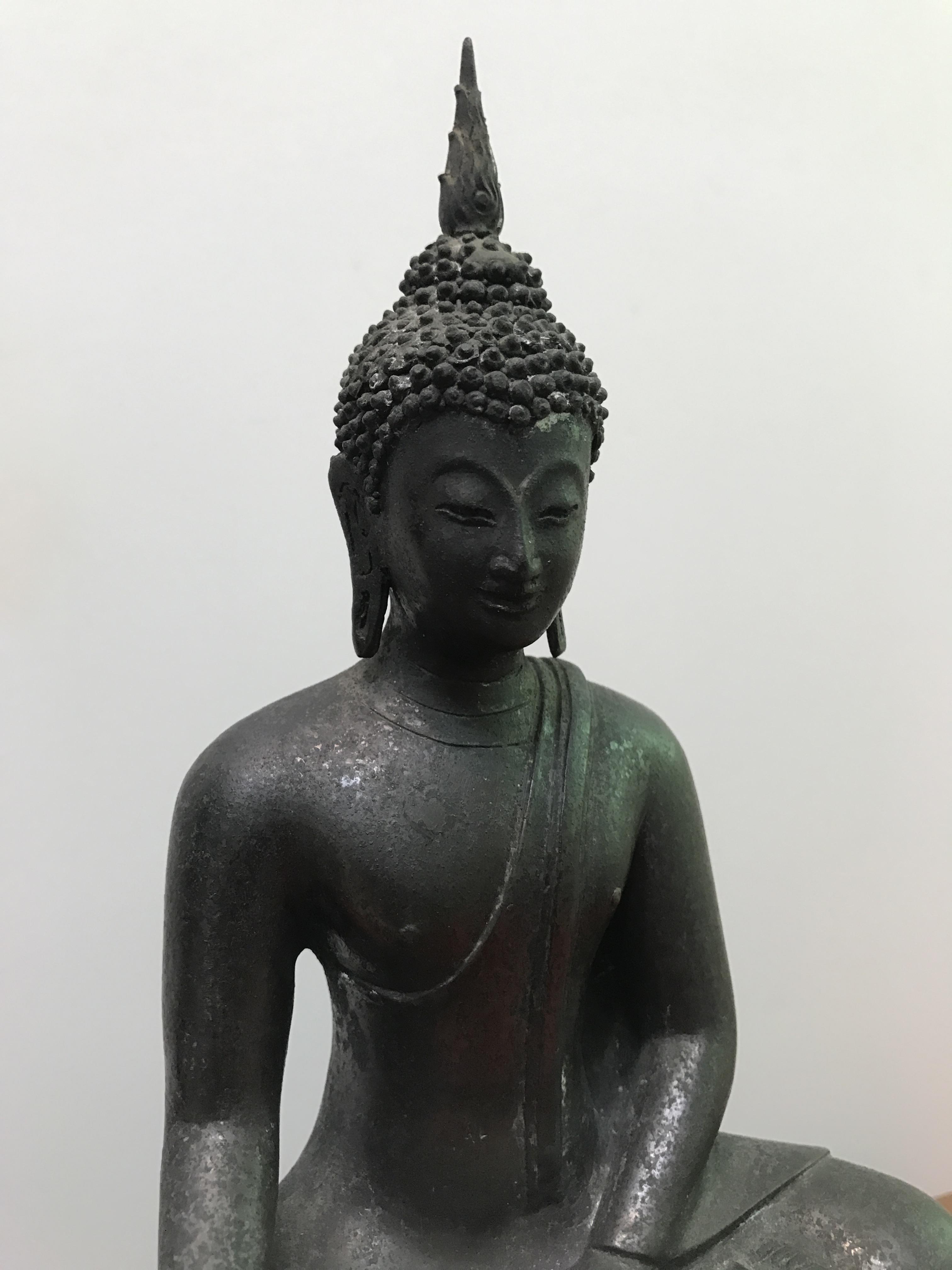 พระพุทธรูปบูชา ภปร วัดบวรนิเวศวิหาร ปี2508 บล็อกสามขา หน้าตัก5นิ้ว(ที่สุดของพระบูชา ภปร วัดบวร)