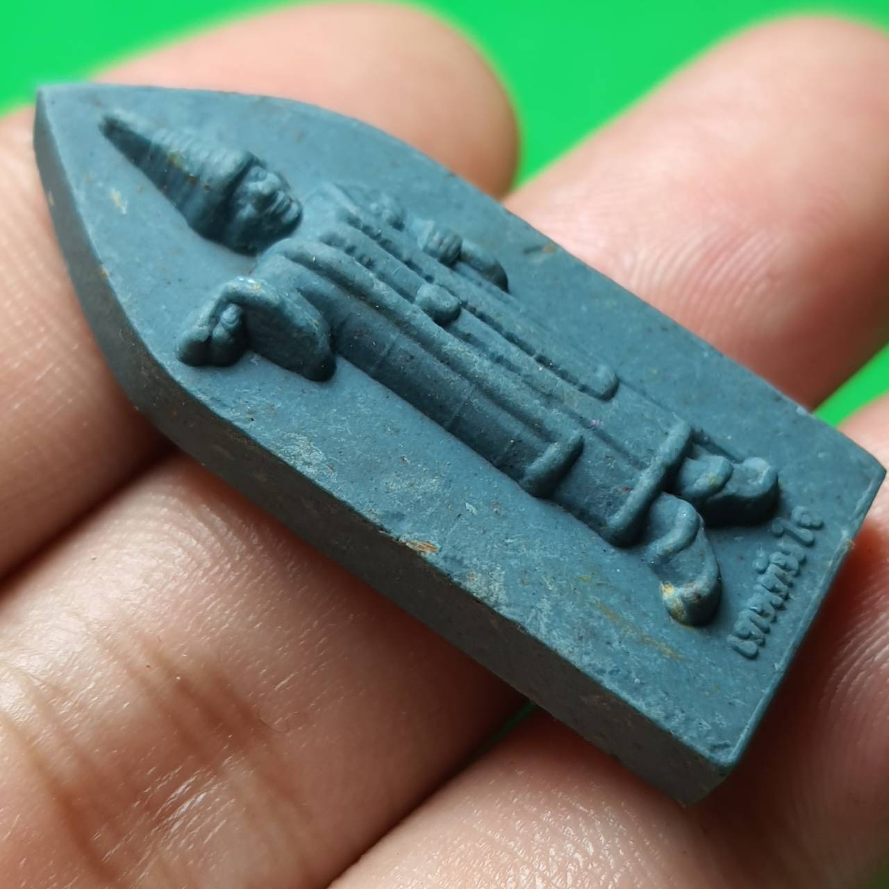 พระเครื่อง เทพทันใจ รุ่น เปรี้ยงสมปรารถนา สีฟ้า เทพทันใจพม่า เทพทันใจ พระแท้ พระเทพทันใจ จี้เทพทันใจ