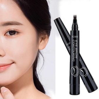 ดินสอ,ปากกาเขียนคิ้วกันน้ำ สินค้าพร้อมส่งeyebrow waterproof(ของแถมคละเบอร์)