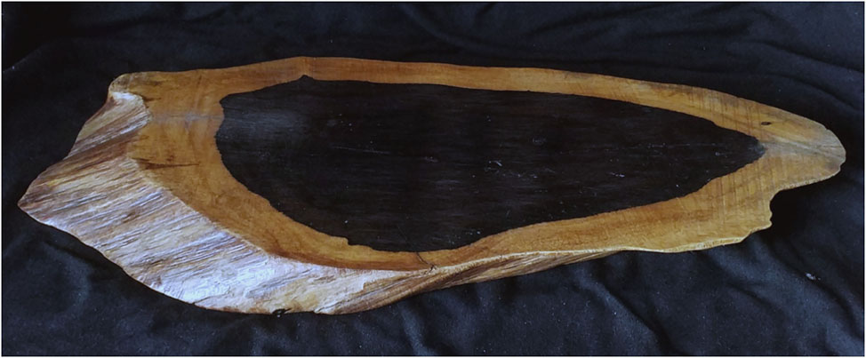 ฐานไม้มะเกลือ(African Ebony) ทรงรี หลายขนาด มีลิ้งค์แยก