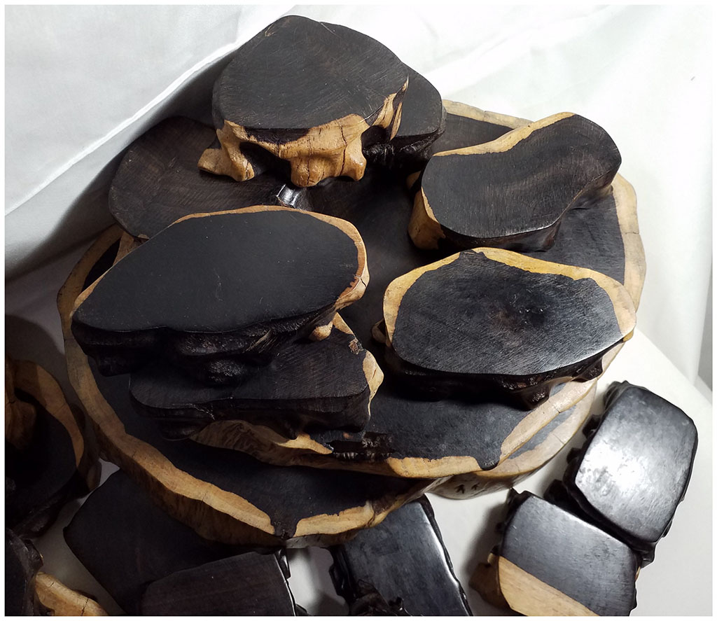 ฐานไม้มะเกลือ(African Ebony)ตัวอย่าง
