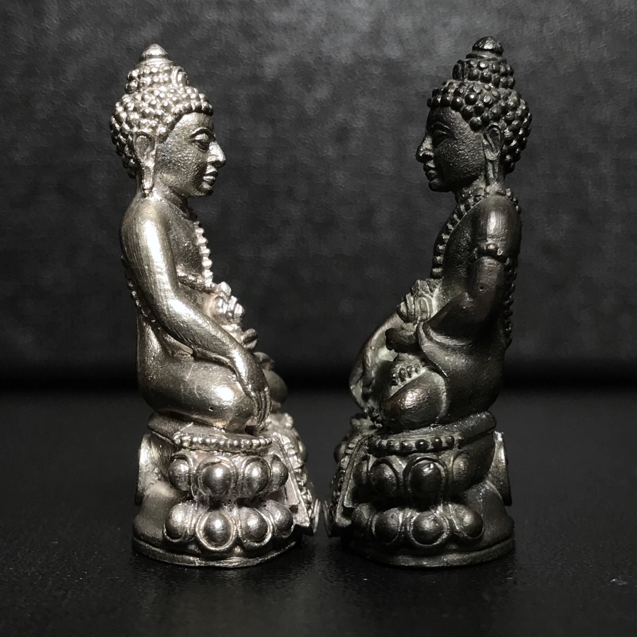 พระกริ่งศิรากาศ(คุ้มเกล้าฯ) ภปร. รพ.ภูมิพล ปี2522 เนื้อเงิน+เนื้อนวโลหะ (ในหลวงรัชกาลที่9เสด็จเททอง)