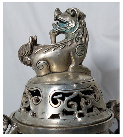 โถ เตาหรือที่ใส่ธูปกำยานสไตล์จีน สูง19.5cm