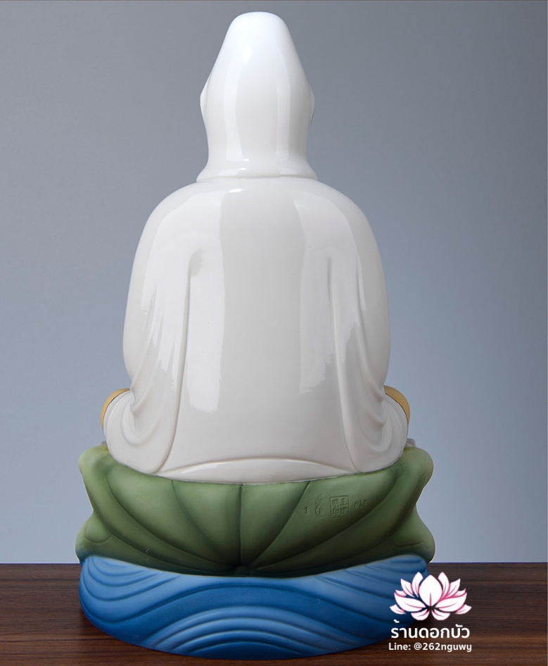 พระพุทธเจ้า (พระยูไล) พระโพธิสัตว์กวนอิม (กวนอิมผ่อสัก) พระกษิติครรภโพธิสัตว์ (ตี่จั่งอ๊วงผ่อสัก) และพระศรีอริยเมตไตรย (หมีเล่อฝอ) ขนาด 12/16/19 นิ้ว