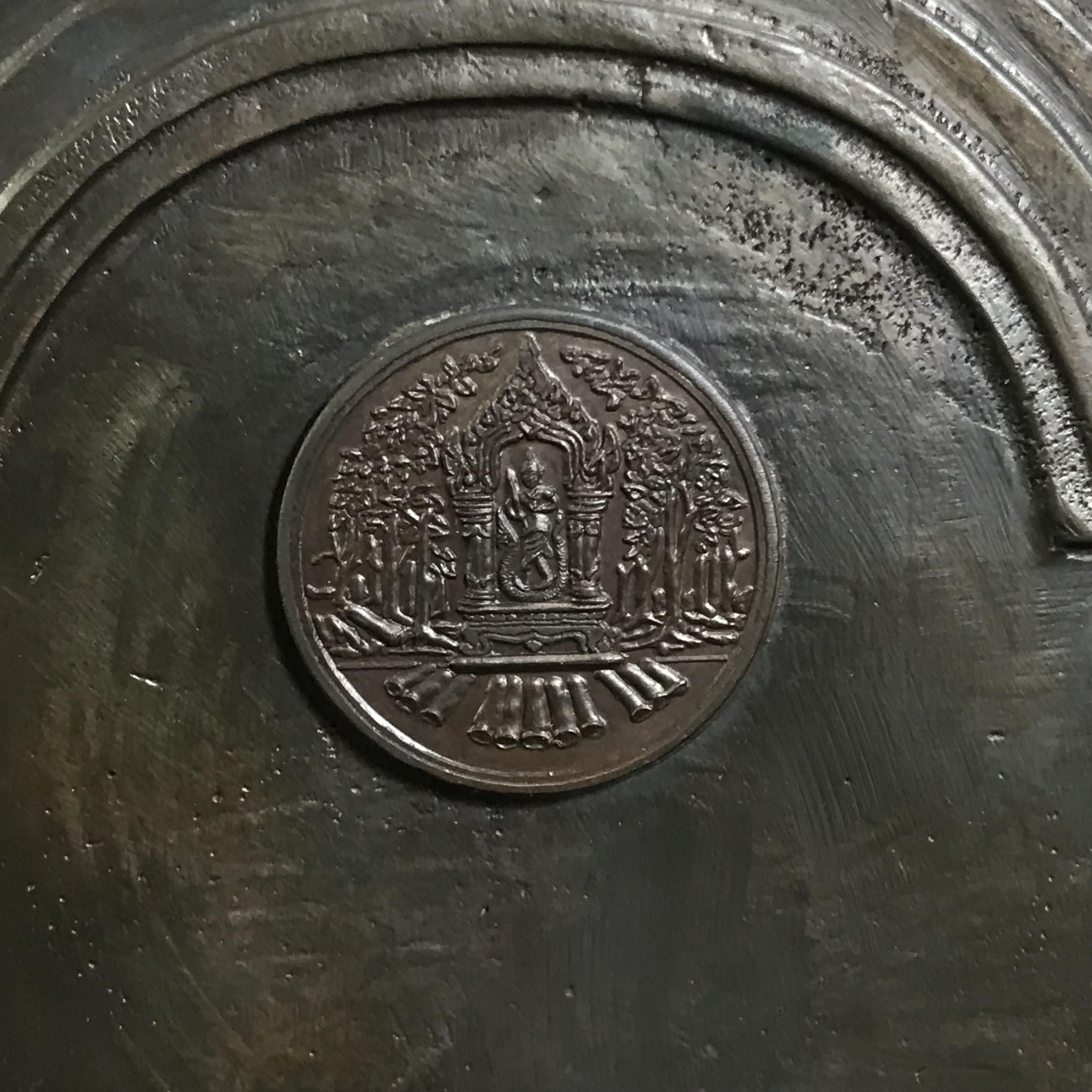 พระบรมรูป รัชกาลที่5 กรมป่าไม้ครบรอบ 100 ปี พ.ศ.2539 เนื้อโลหะผสม องค์ขนาดใหญ่(หายาก)ศิลป์สวย เข้มขลัง งดงาม