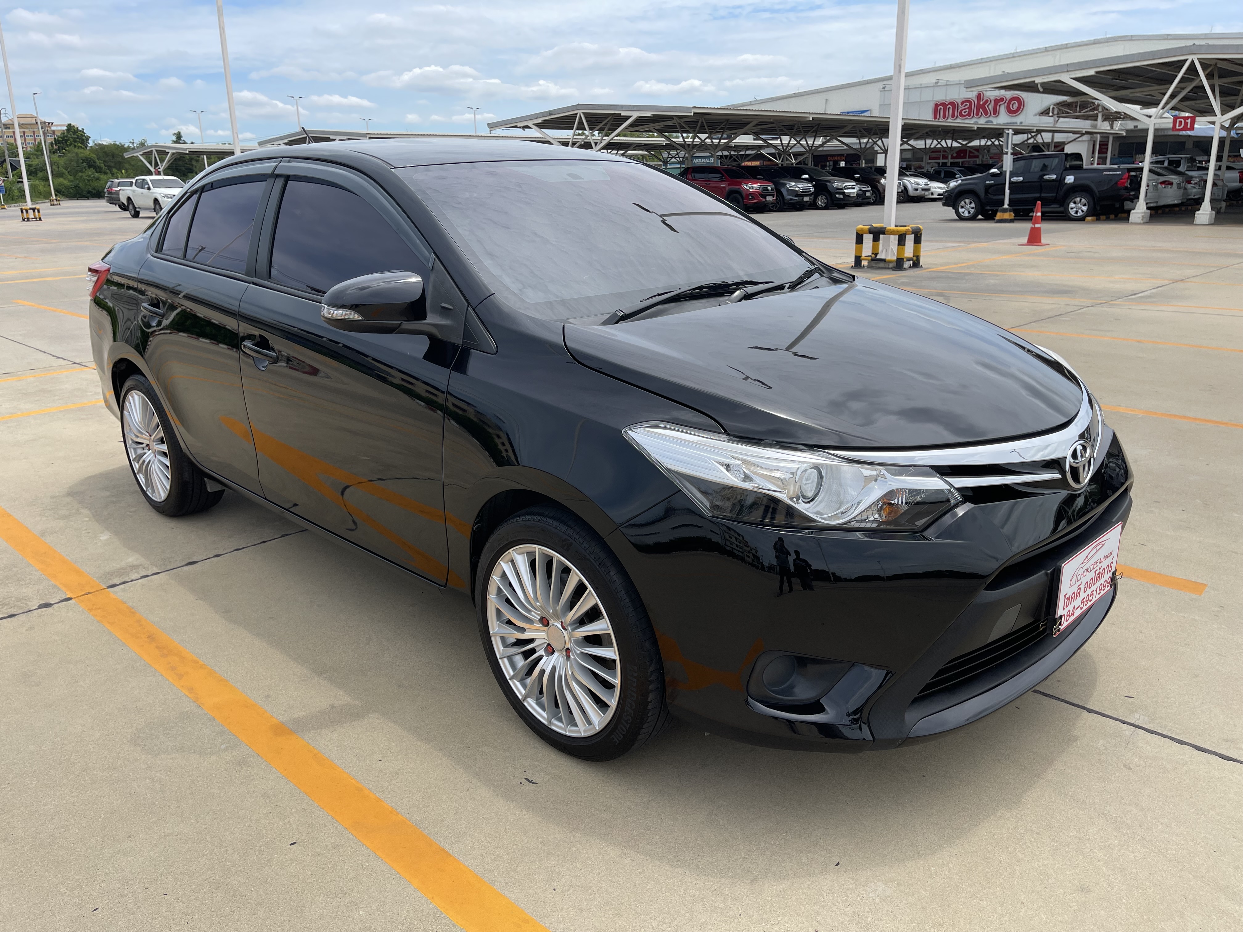 Toyota Vios 1.5 G Dual VVT-i (E85) At 2016 ดำ