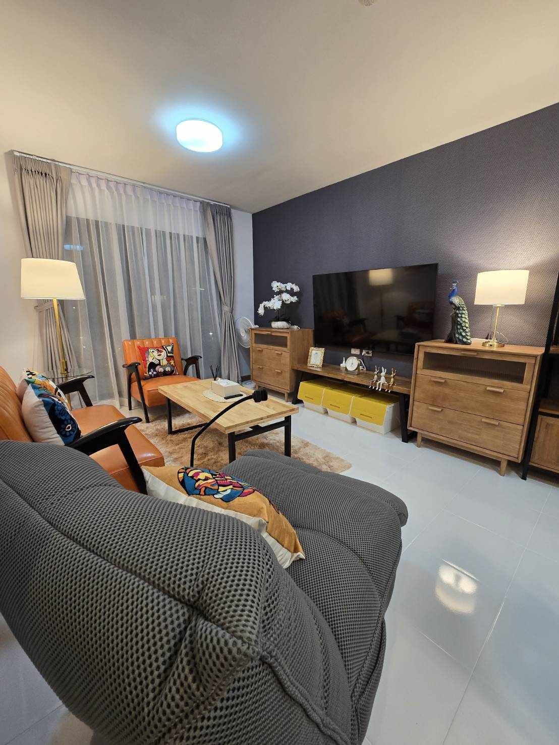 For Rent : Talad Yai, Supalai Vista, 2 Bedroom 1 Bathroom, 4th flr.