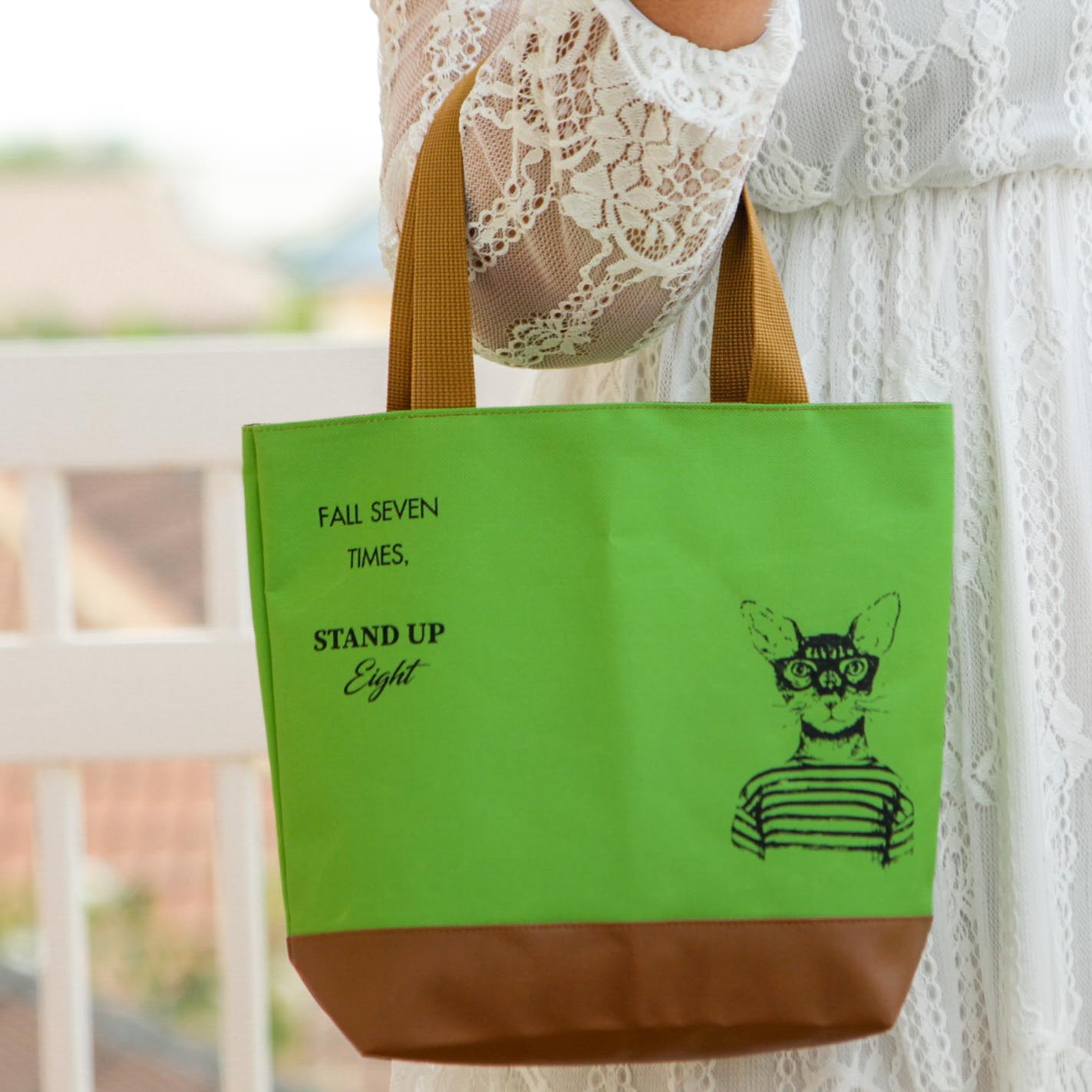 ของชำร่วยงานศพ กระเป๋าผ้าเนื้อหนา หูหิ้ว ซิปยาว ขยายก้นอยู่ทรง