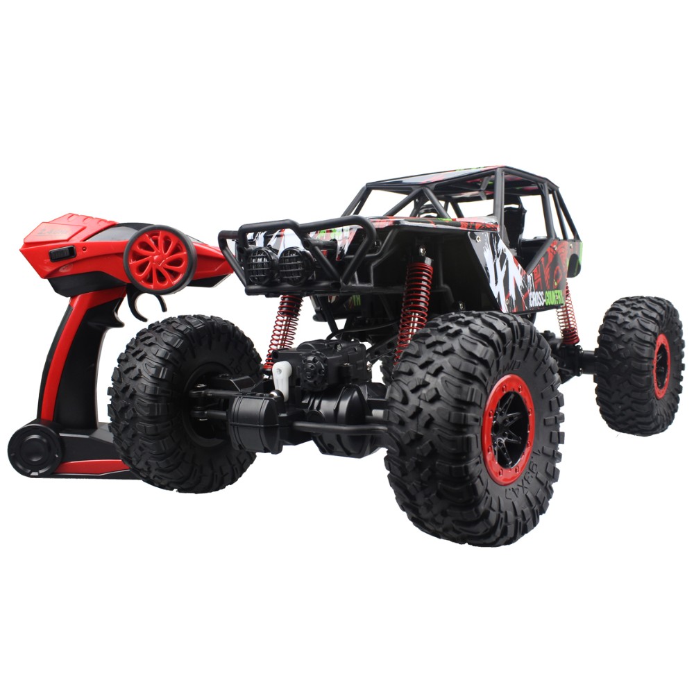รถไต่หินขนาดใหญ่สะใจ 2.4ghz 4WD Rock Crawler 1:10 [รถไต่หินพลังสูง, โช๊คอิสระ, คลื่นแรง 2.4Ghz, ขนาดใหญ่่]