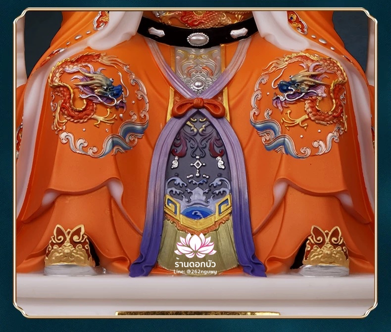 เง็กเซียนฮ่องเต้ หยกอ๋องส่องเต่ และ พระนางซีหวังหมู่ กิมบ้อเนี่ยเนี้ย งานหินอ่อนคุณภาพสูง ขนาด 12/16/19/26 นิ้ว