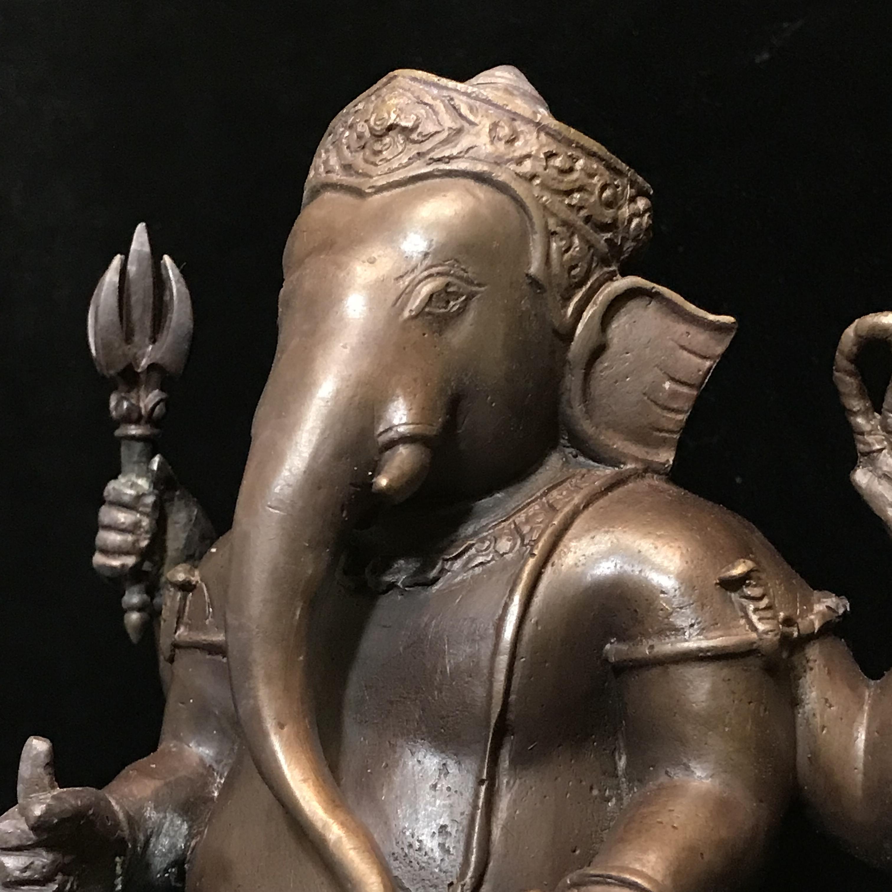 พระพิฆเนศ รุ่นครบรอบ100 ปี กรมศิลปากร ปี2556 ขนาดบูชา ปางประทานพร(องค์ยืน)สูง 10 นิ้วครึ่ง No.3109