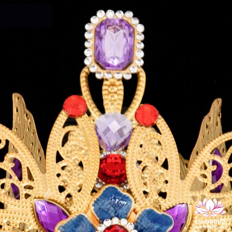 หมวกเทพเจ้าฝ่ายหญิง หมวกเทพนารี หมวกเทวนารี หมวกเจ้าแม่ หมวกพระหญิง หมวกกิมซิ้น หมวกพระจีน