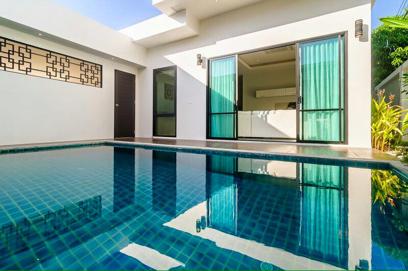 For Rent : 3Bed room 2Bath room Modern style Pool Villa locate in Rawai-Naiharn Phuket