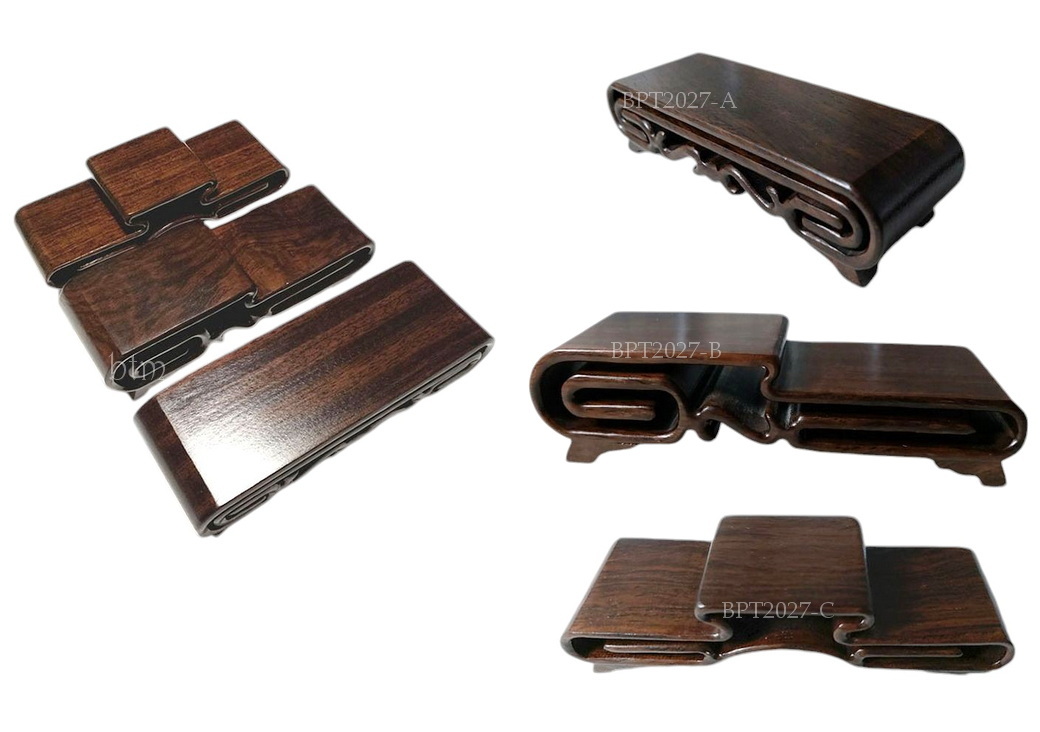 ฐานหรือกี๋ไม้ขนาดเล็ก ไม้ชิ้นเดียว--BPT2027--