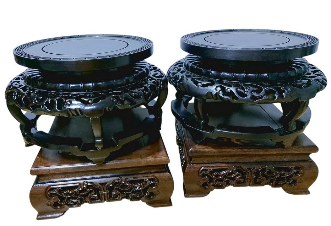 กี๋หรือฐานไม้สไตล์จีน --BPT086--