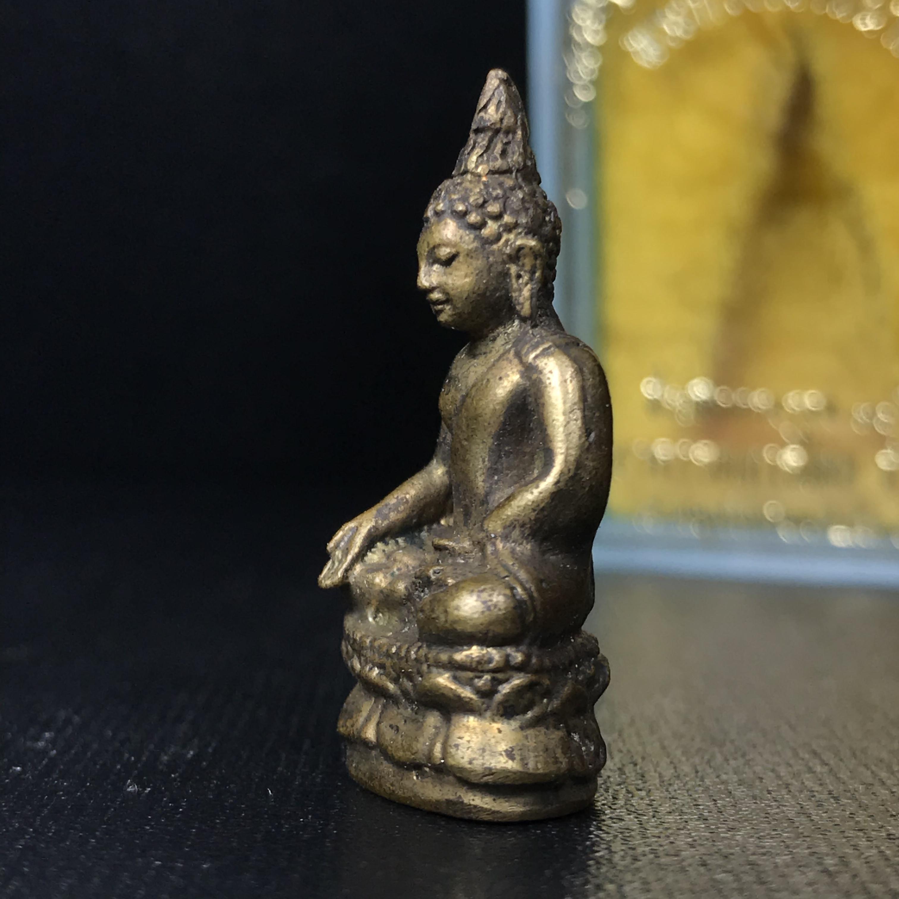 พระกริ่งไพรีพินาศ วัดบวรนิเวศ ปี2530 เนื้อทองผสม ที่ระลึกครบรอบ30ปี ธนาคารทหารไทย (มีส่วนผสมของชนวนเก่าของไพรีพินาศรุ่นแรก)อานุภาพยิ่งใหญ่ กำราบศัตรูพ่ายสิ้น พระไพรีพินาศ