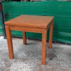 โต๊ะไม้สัก 80×80×80 ซม.