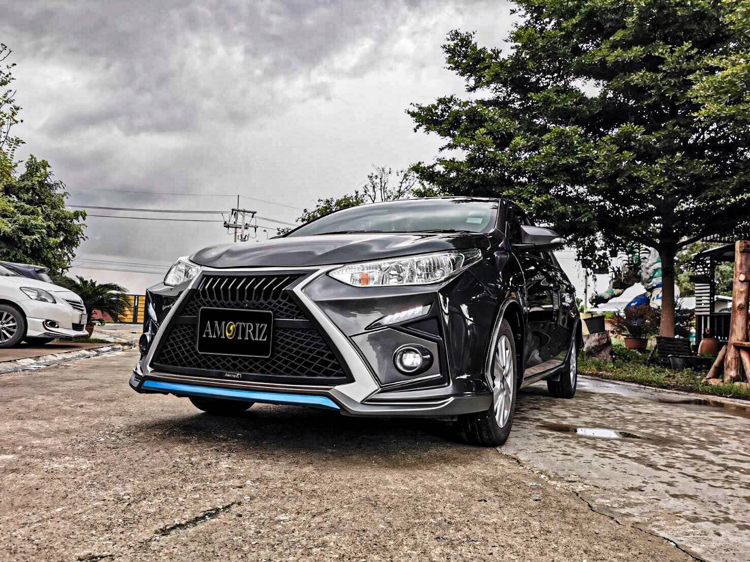 Toyota Yaris Ativ sedan & hatchback front bumper bodykits by Amotriz