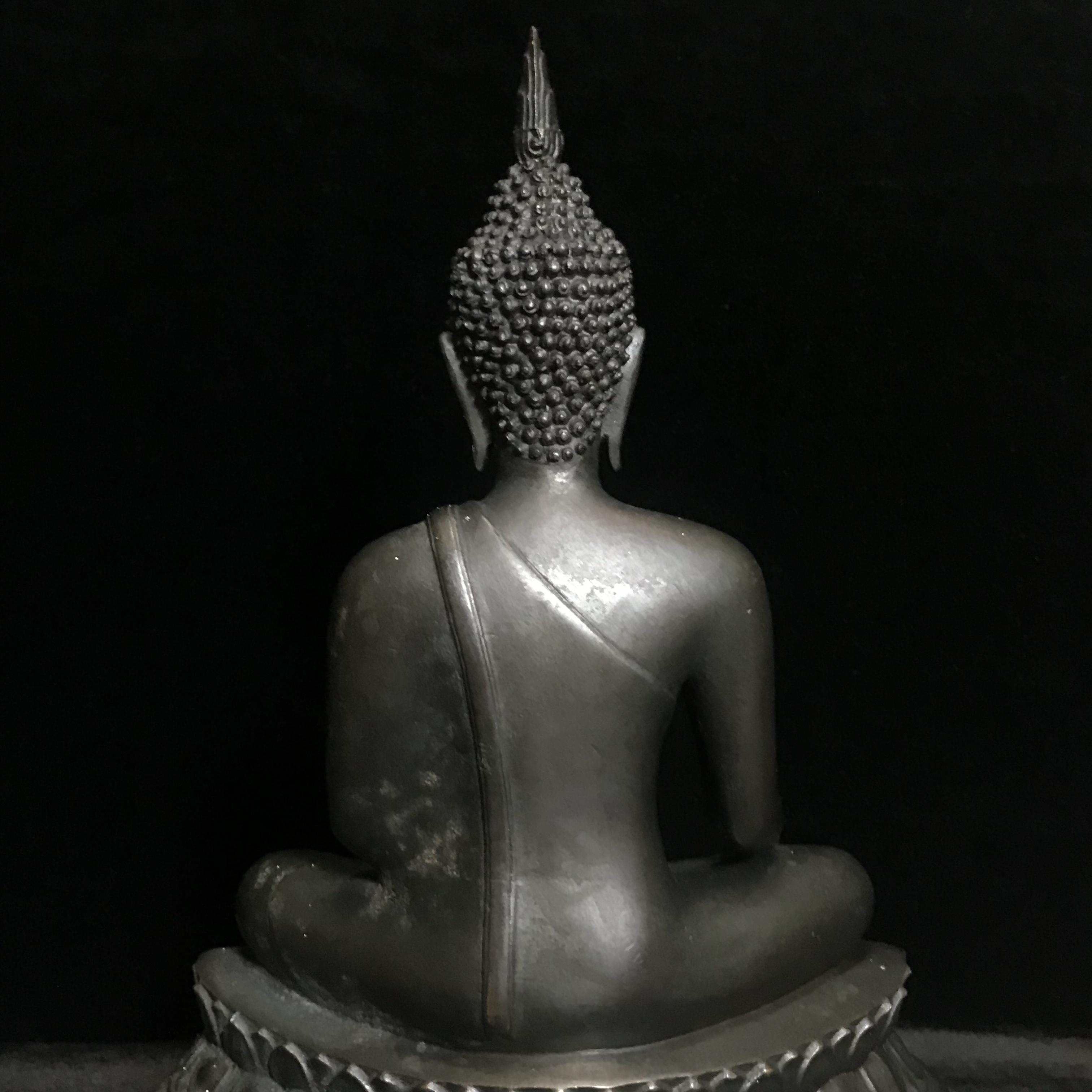 พระพุทธรูปบูชา ภปร ปี2508 วัดบวรนิเวศวิหาร บล็อกหนังไก่ หน้าตัก5นิ้ว(ที่สุดของพระบูชา ภปร วัดบวร)