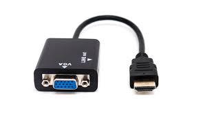 ตัวแปลงหัว HDMI TO VGA W/MINI ST, สีดำ ; GMS / MN033 / 19555 / GL021 / 19544 / HDMIVGA001 / HDV-333