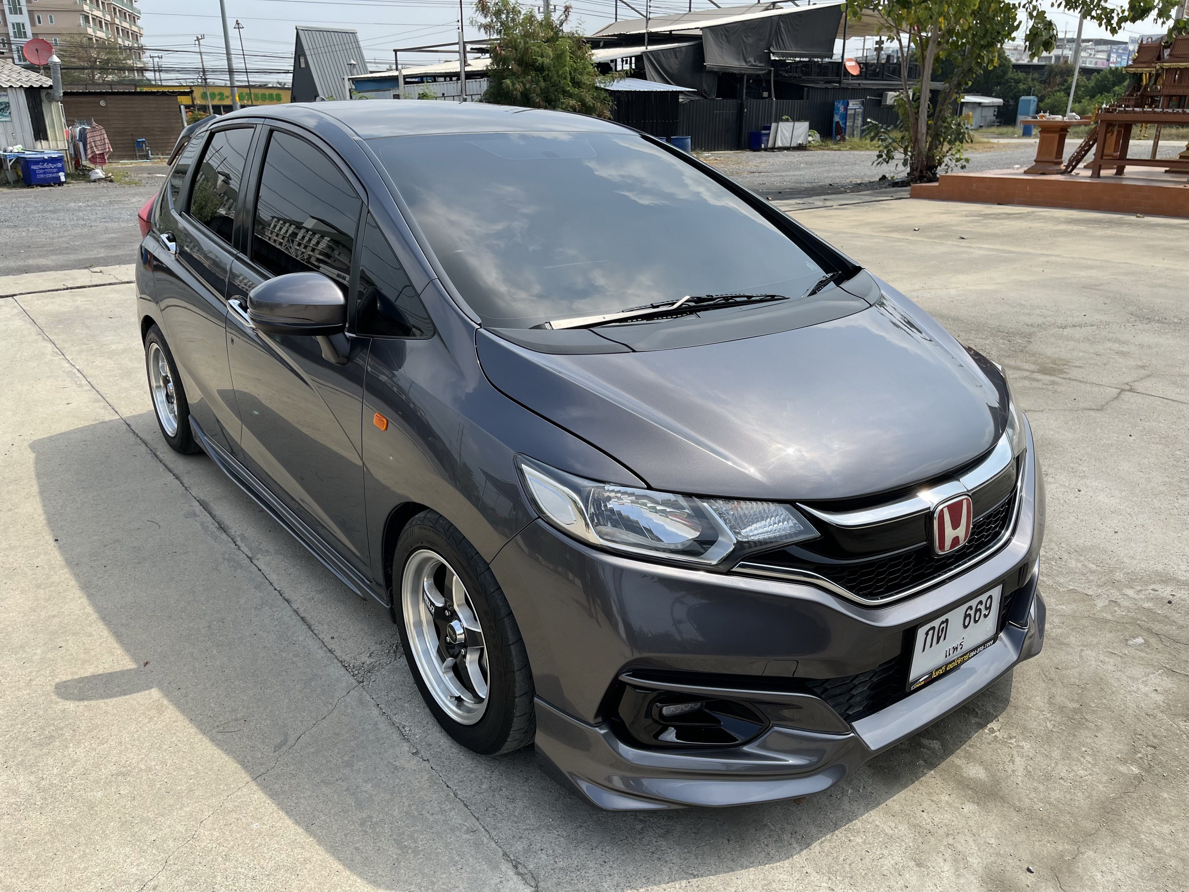 Honda Jazz 1.5 S At 2017 เทา