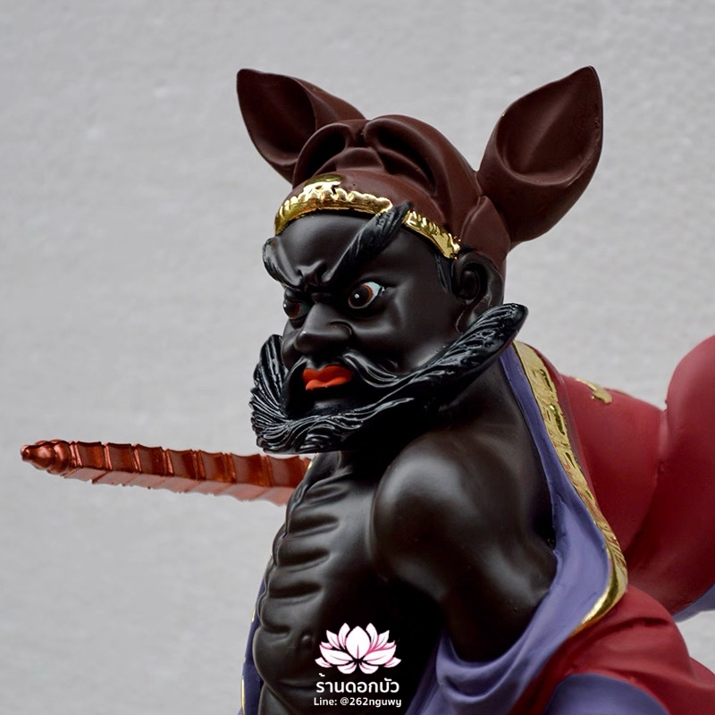 เทพเจ้าจงขุย จงขุยเทียนซือ จงขุยเอี๋ยกง ปางยืน งานเรซิ่น ขนาด 16 นิ้ว