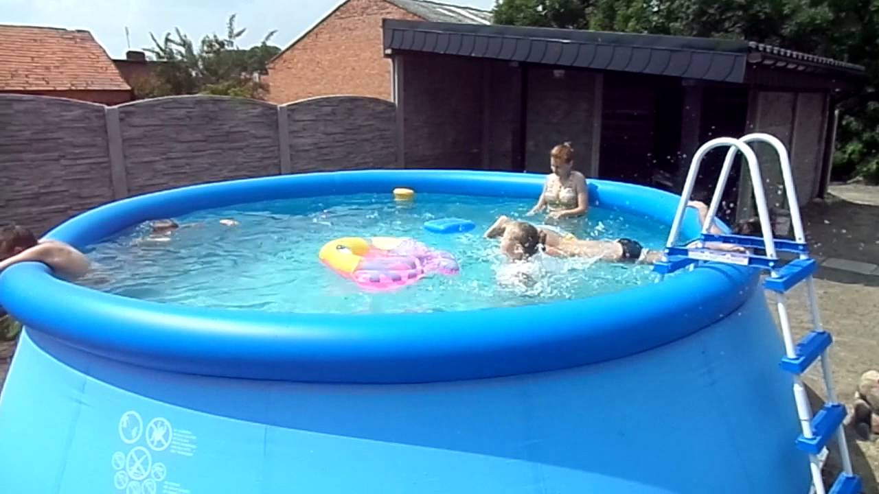 Intex 26168 สระ Easy Set ขนาด 15 ฟุตสูงพิเศษ 4.57 x 1.22 เมตร รุ่นใหม่ 2020