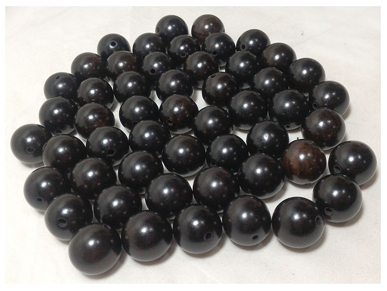 เม็ดประคำไม้มะเกลือแอฟริกัน 52เม็ด