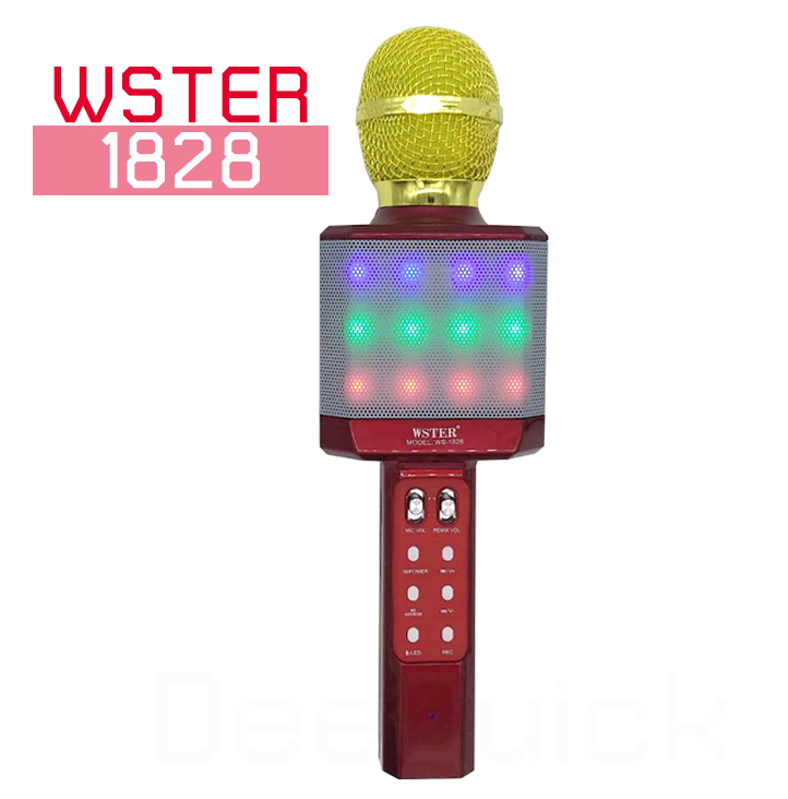 ไมค์คาราโอเกะ บลูทูธ WSTER รุ่น WS-1828