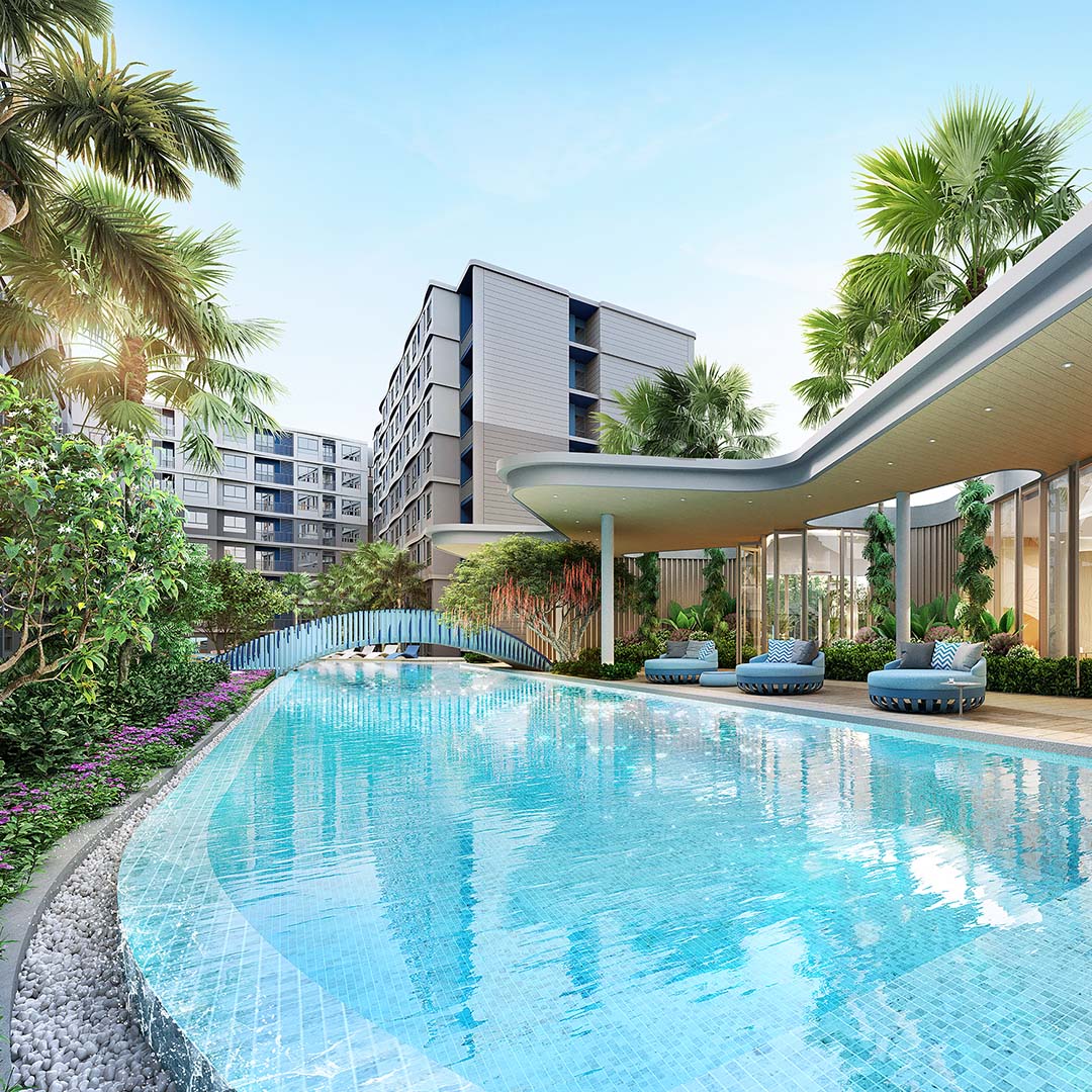 For Rent : Kathu, D Condo Reef , 1 Bedroom 1 Bathroom