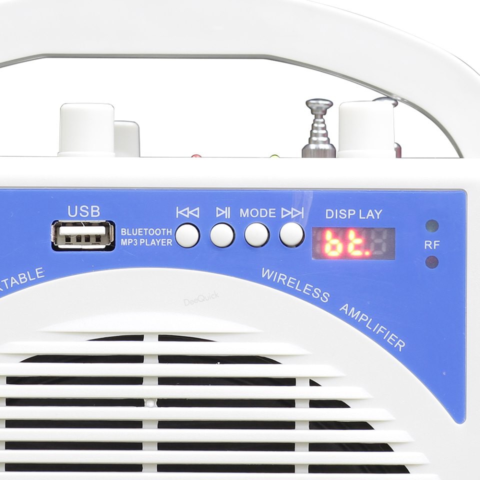 ลำโพงโรงพยาบาล ลำโพงช่วยเทศน์ พร้อมไมค์ลอย ไมค์เหน็บ ไมค์คาดศีรษะ Music D.J. M-M100