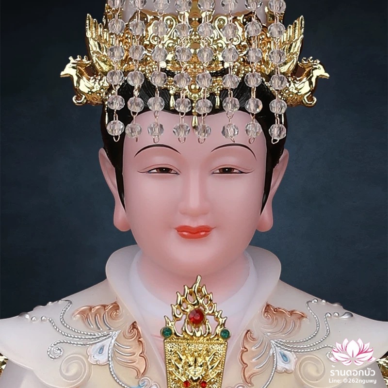 หม่าโจ้ว ม่าจ้อโป๋ เทียนส่งเซ่งโบ้ เทียนโหวเซี่ยบ้อ งานหินอ่อนคุณภาพสูง ขนาด 12/16/19/26 นิ้ว