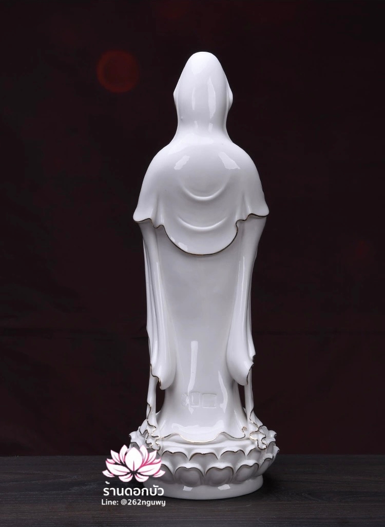 พระโพธิสัตว์กวนอิมแห่งเขาผู่ถัว พระแม่กวนอิมแห่งทะเลใต้ หนานไห่กวนอิม ขนาด 16 นิ้ว