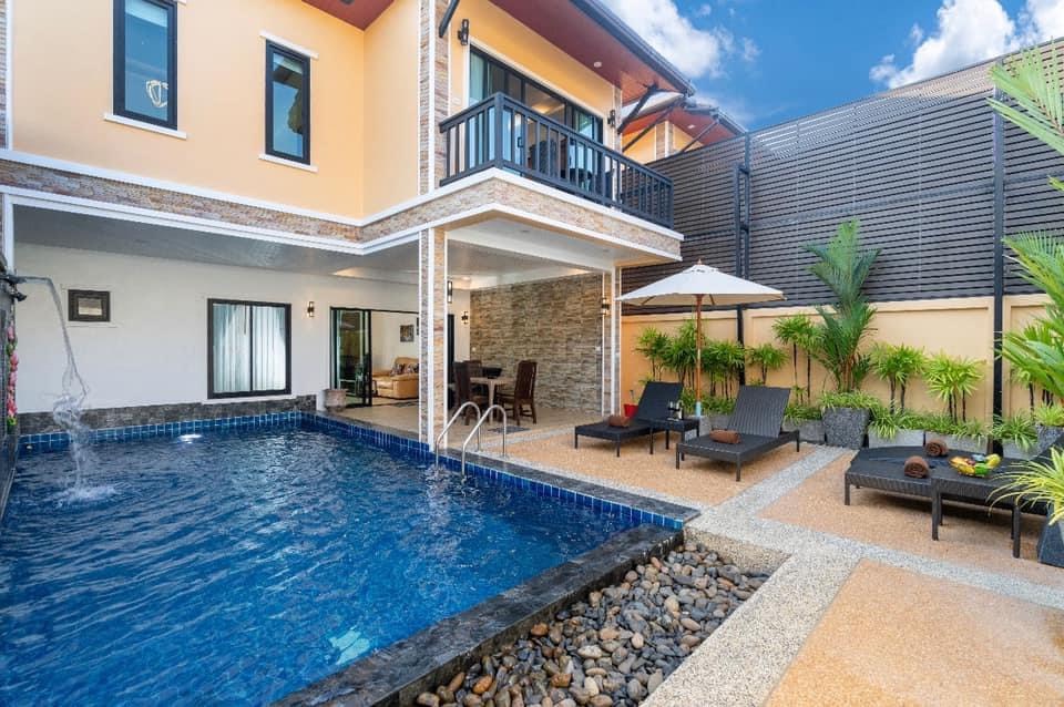 For Rent : Bangtao Private Pool Villa, 3 bedrooms 4 Bathrooms, Pool view.