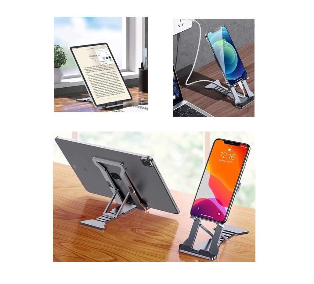 แท่นวางมือถือขนาดกระทัดรัดสำหรับพกพาในกระเป๋าคละสี (mobile phone holder)พร้อมส่ง