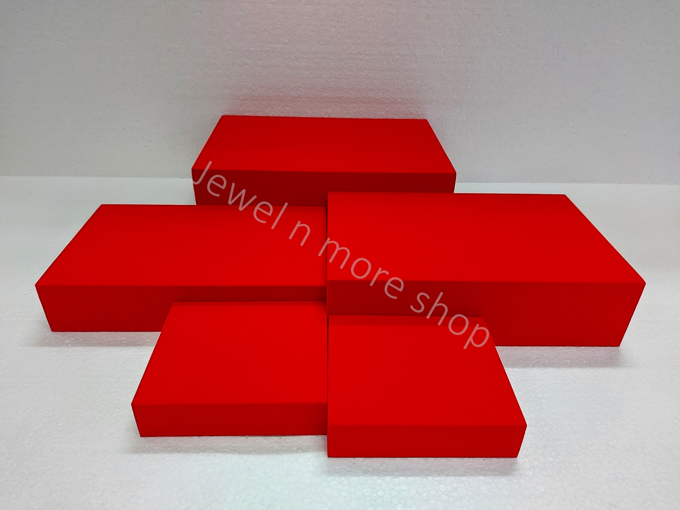 แท่นโชว์เครื่องประดับหน้าร้าน (แบบ 5 ชิ้น)