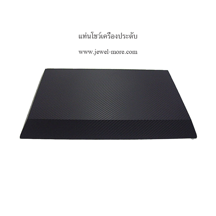 ฐานแท่นวางโชว์เครื่องประดับ หนังสีดำ