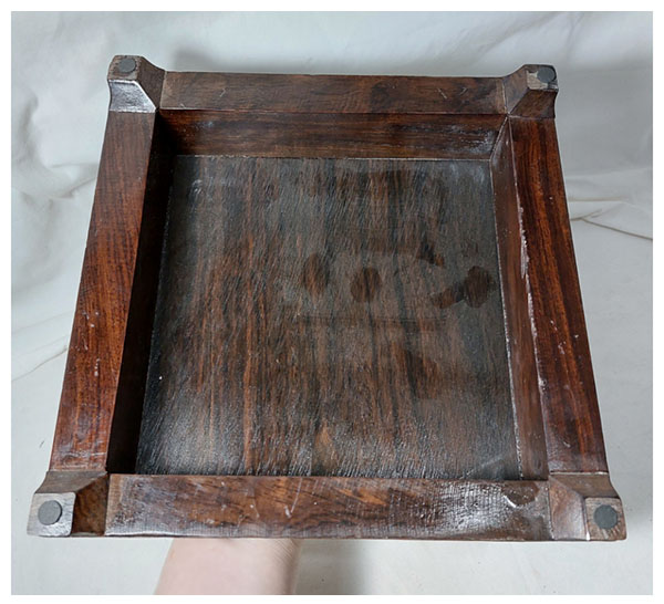 กี๋ ฐานบัว ฐานพระ สไตล์จีน สี่เหลี่ยมจัตุรัส ท๊อป19cm