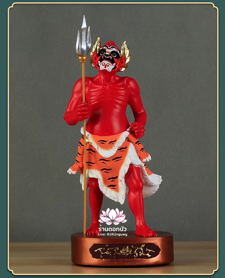 โหงวกุ้ย อู่กุ้ย อู่กุ้ยเจียงจิน หรือ ขุนพลห้าผี เทพบริวารสายนรก งานเรซิ่นคุณภาพสูง ขนาด 8/10/12 นิ้ว