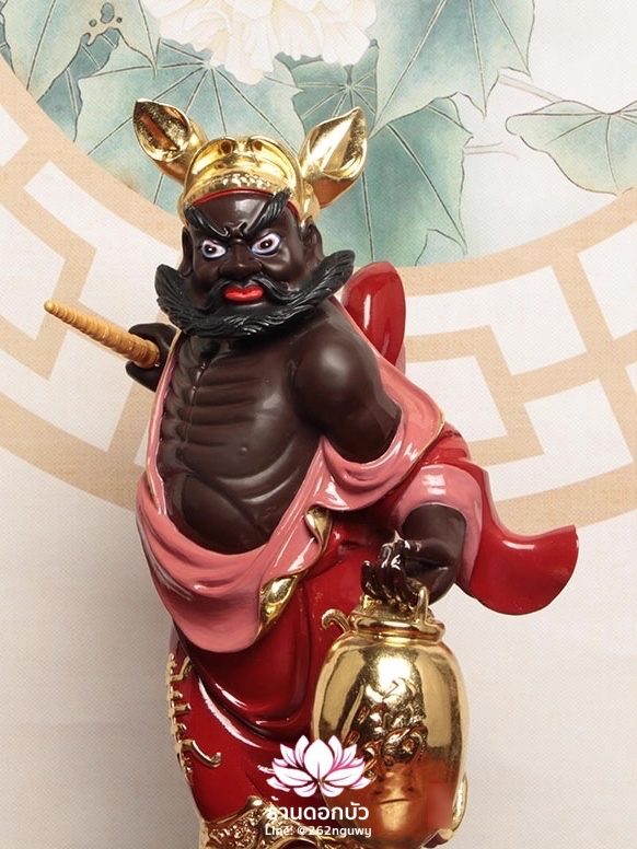 เทพเจ้าจงขุย จงขุยเทียนซือ จงขุยเอี๋ยกง ปางยืน งานเรซิ่น ขนาด 16 นิ้ว