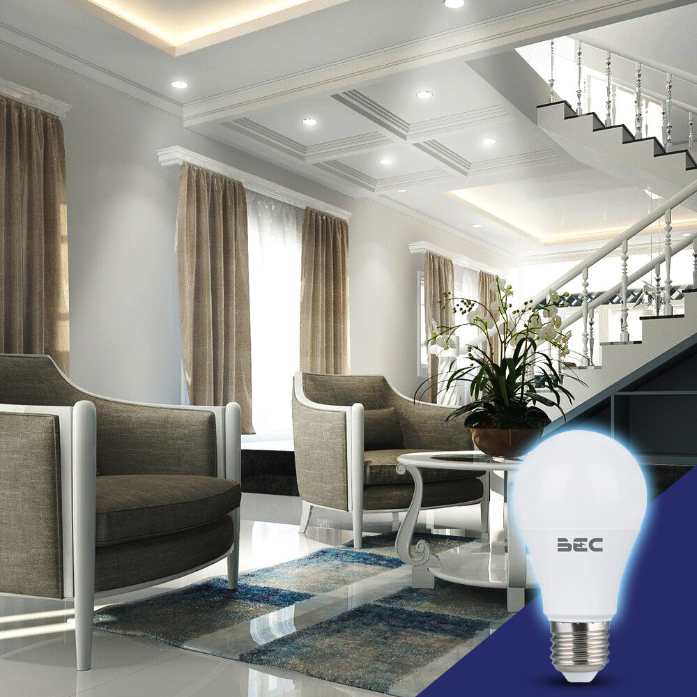 BEC หลอดไฟ รุ่น SPACE LED 7W หลอดบัล์บ BULB ขั้ว E27 หัวไฟ หลอด ไฟ แอลอีดี