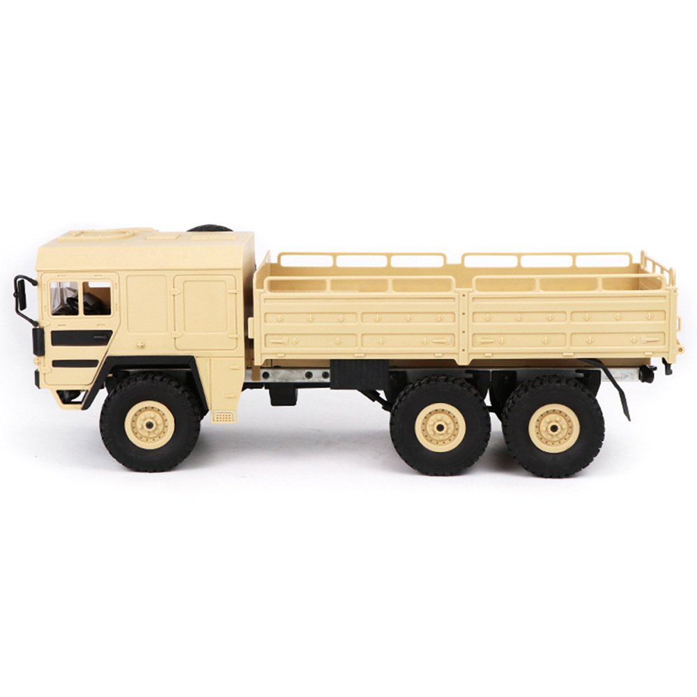 JJRC Q64 1/16(6ล้อ รหัส D833)หัวตัด 2.4G 6WD Rc รถ ทหาร รถบรรทุกรถโรดแร็ง RTR แบบออฟโรด - สีเขียว